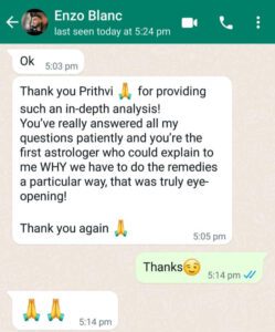 Vedic astrology Jyotish Jyotisha Palmistry Sanatan dharma Review Testimonial Feedback Review