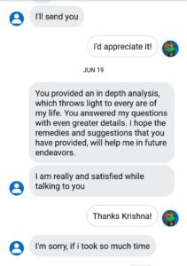 Vedic astrology Jyotish Jyotisha Palmistry Sanatan dharma Review Testimonial Feedback Review