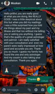 Vedic astrology Jyotish Jyotisha Palmistry Sanatan dharma Review Testimonial Feedback Review